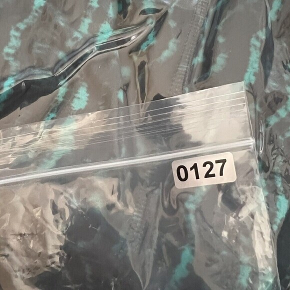 FABLETICS Define High-Waisted Powerhold Ankle‎ Crop Leggings Tidal Print Size M - Picture 11 of 11